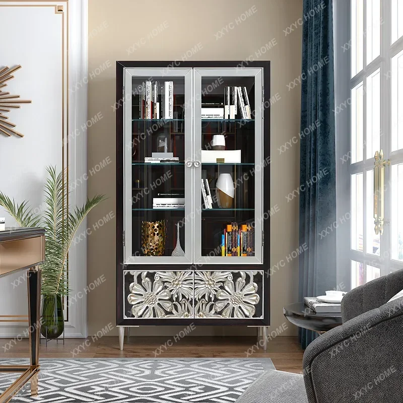 Light Luxury Bookcase With Glass Door Study Display Cabinet Locker Storage Cabinet
Light Luxury Bookcase With Glass Door Study Display Cabinet Locker Storage Cabinet