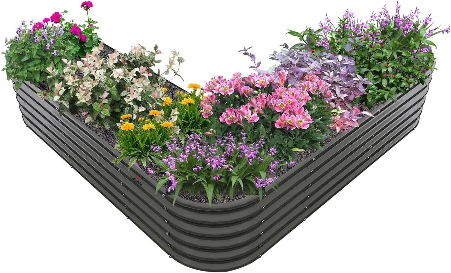 Оцинкованные приподнятые грядки в форме сердца для улицы, 81x81x18 дюймов, большой металлический ящик-клумба для выращивания овощей и цветов
Оцинкованные приподнятые грядки в форме сердца для улицы, 81x81x18 дюймов, большой металлический ящик-клумба для выращивания овощей и цветов