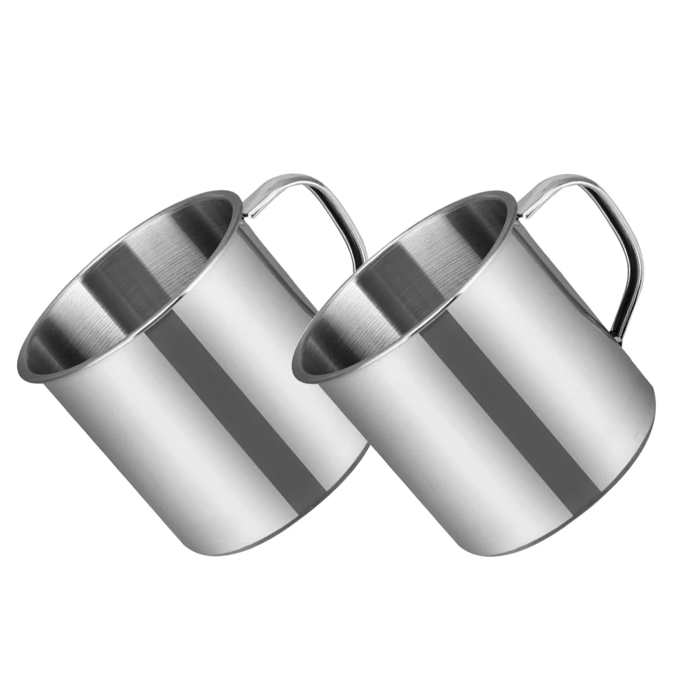 2 Pcs Multipurpose Stainless Steel Water Cup Student Tea Cups Kindergarten Tumbler
2 Pcs Multipurpose Stainless Steel Water Cup Student Tea Cups Kindergarten Tumbler