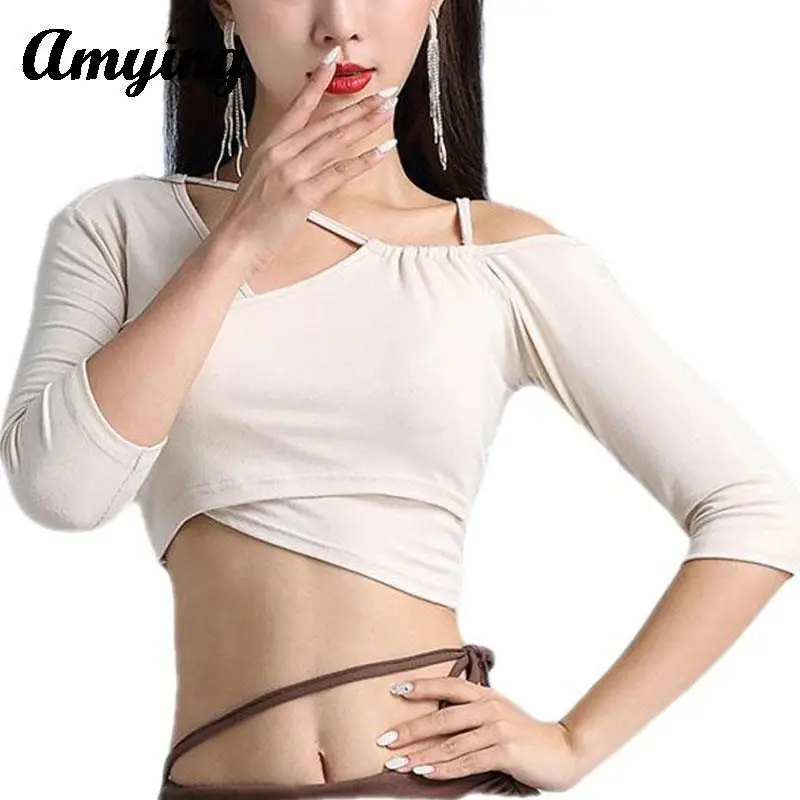 Women Belly Dance Tops Adult Female Performance Practice Training Clothing Ladies New Sexy Team Tops Suit Versatile Dance Tops
Women Belly Dance Tops Adult Female Performance Practice Training Clothing Ladies New Sexy Team Tops Suit Versatile Dance Tops