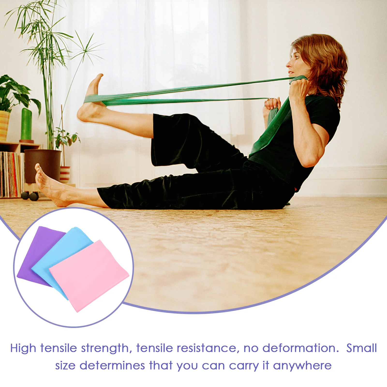 3 Pcs Resistance Bands Elastic Yoga Stretch Professional Rehabilitation Training Resistence for Exercise
3 Pcs Resistance Bands Elastic Yoga Stretch Professional Rehabilitation Training Resistence for Exercise