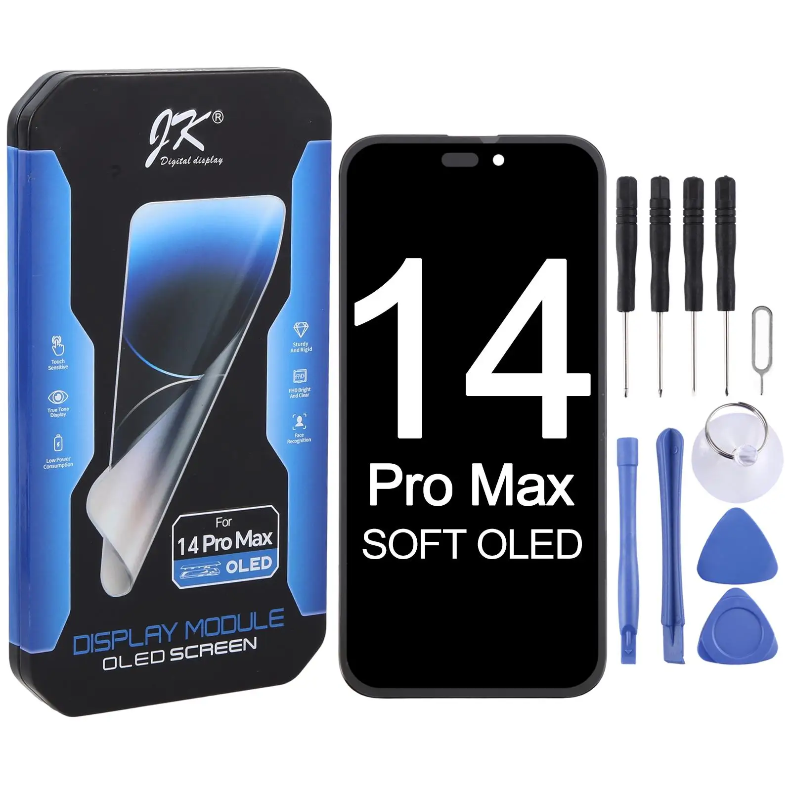 JK SOFT OLED LCD Display Replacement for iPhone 14 Pro Max
JK SOFT OLED LCD Display Replacement for iPhone 14 Pro Max
