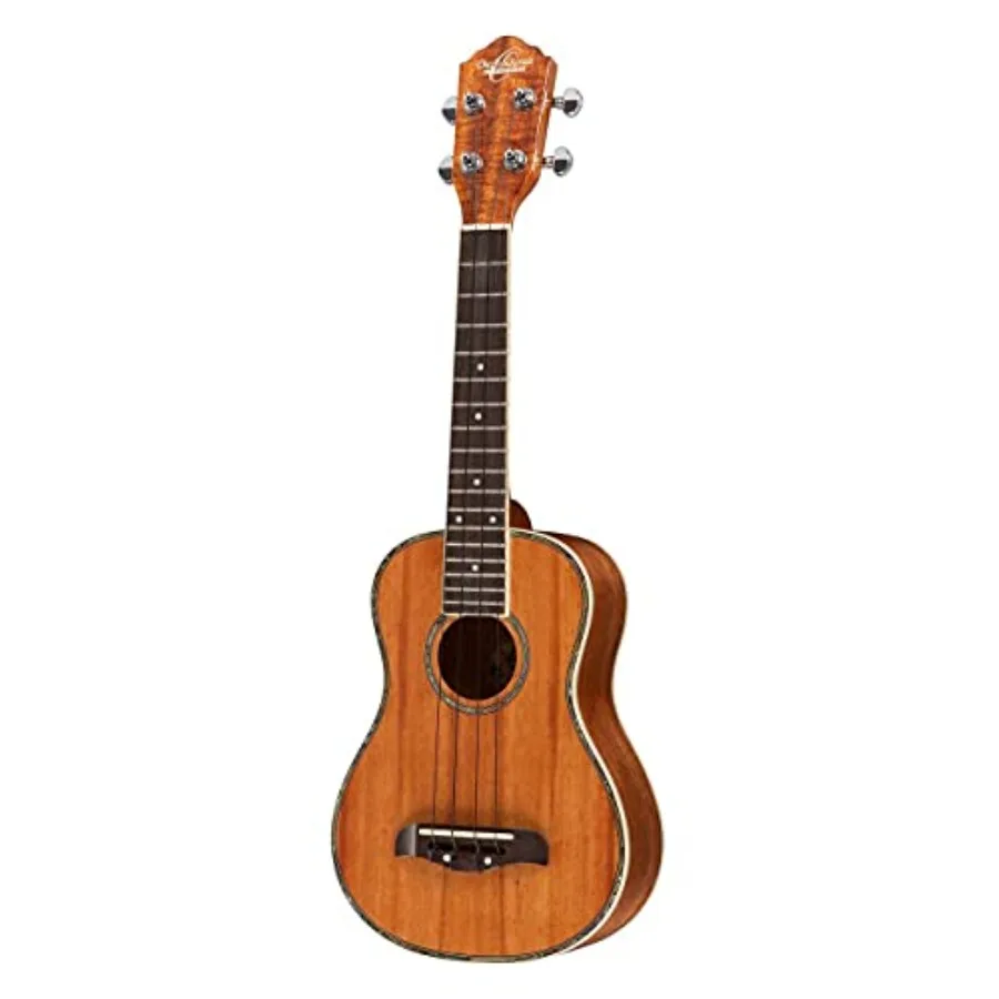 Concert Ukulele for live performance, natural koa wood, warm brown tone, built-in preamp for amplified sound clarity
Concert Ukulele for live performance, natural koa wood, warm brown tone, built-in preamp for amplified sound clarity
