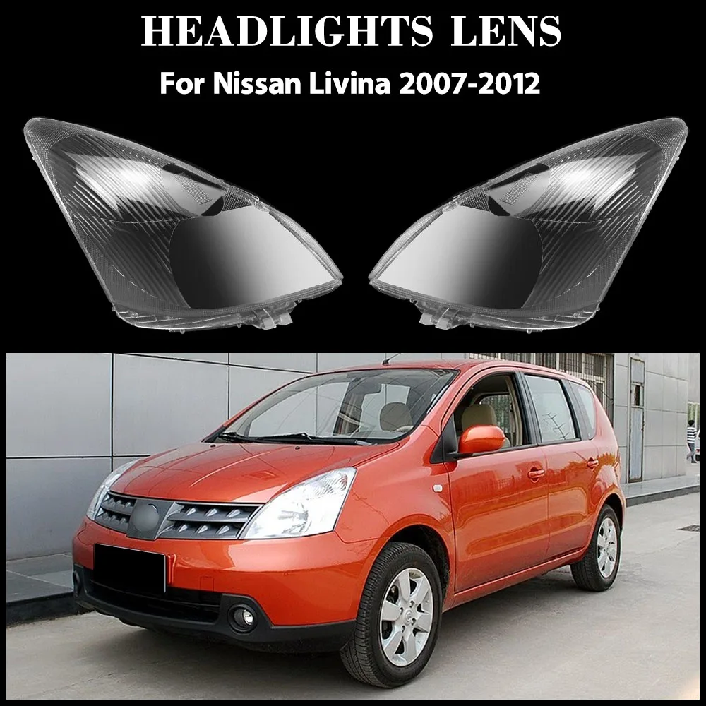 For Nissan Livina 2007-2012 Headlight Cover Shade Headlamp Shell Transparent Lampshade Case Lens Plexiglass Replacement Accessor
For Nissan Livina 2007-2012 Headlight Cover Shade Headlamp Shell Transparent Lampshade Case Lens Plexiglass Replacement Accessor