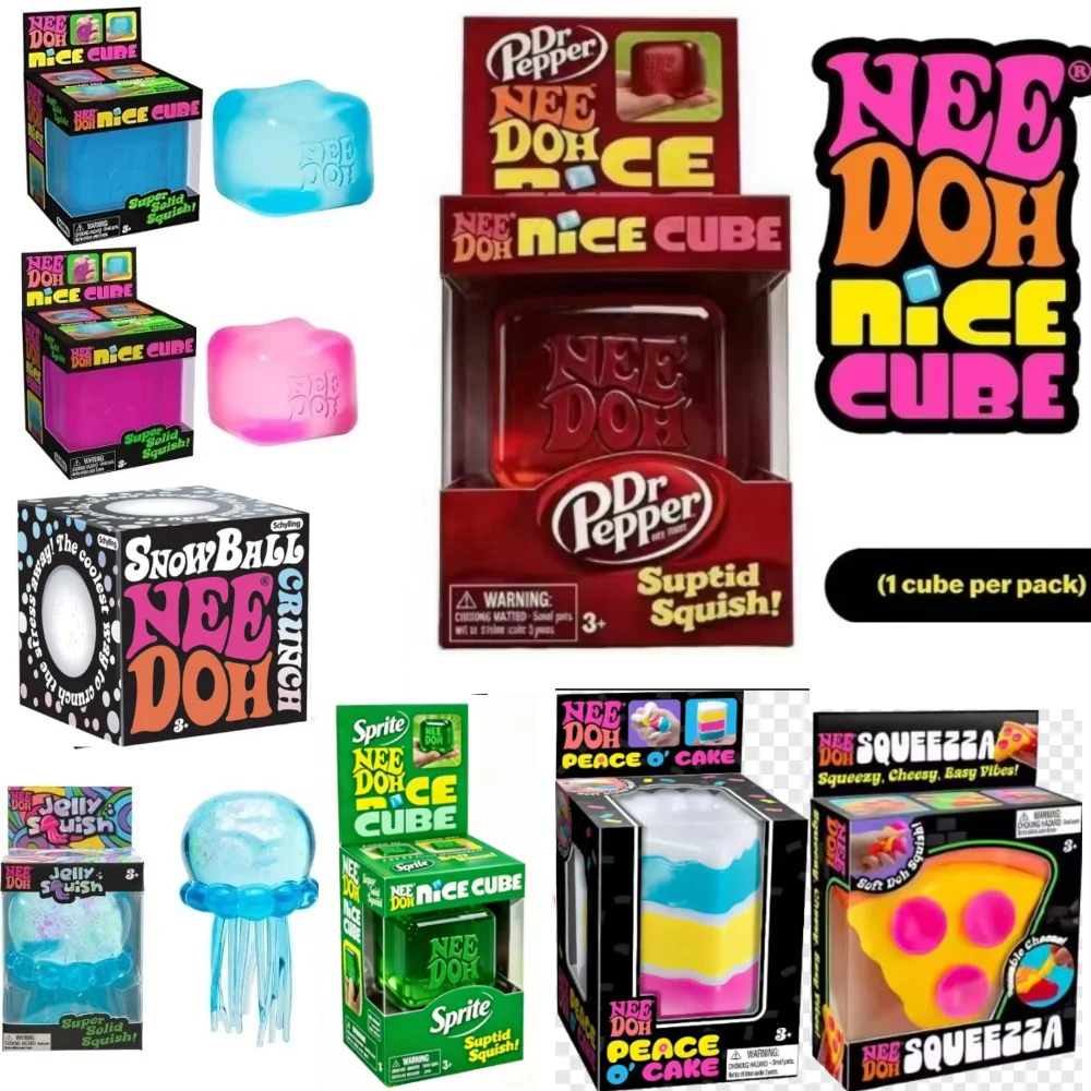 Schylling NeeDoh Nice Cube & Nice-Sicle Squishy Toys, Anti-Anxiety Squeeze Fidget Toys for ADHD Stress Relief & Focus
Schylling NeeDoh Nice Cube & Nice-Sicle Squishy Toys, Anti-Anxiety Squeeze Fidget Toys for ADHD Stress Relief & Focus