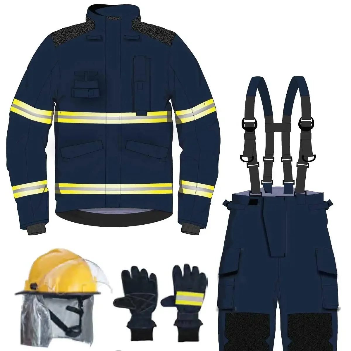 Nomex Turnout Gear Fire Fighters Uniforms and Trousers Firefighter Clothing MED Fire Suit
Nomex Turnout Gear Fire Fighters Uniforms and Trousers Firefighter Clothing MED Fire Suit