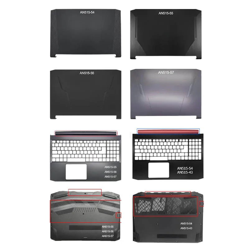For Acer Nitro 5 AN515-54 AN515-55 AN515-56 AN515-57 AN515-43 LCD Back Cover Front Bezel Palmrest Lower Bottom Case 15.6 Inch
For Acer Nitro 5 AN515-54 AN515-55 AN515-56 AN515-57 AN515-43 LCD Back Cover Front Bezel Palmrest Lower Bottom Case 15.6 Inch