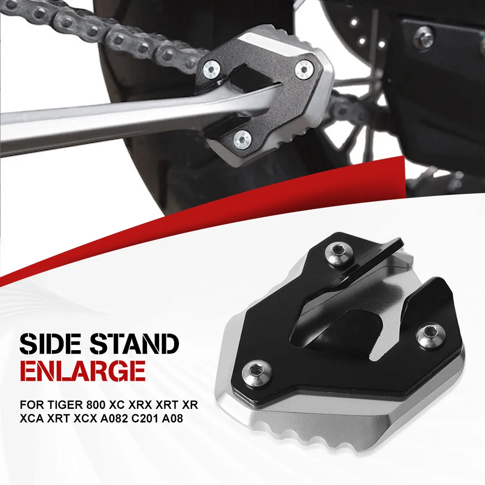 FOR Tiger 800 XC XRx XRt XR XCa XRt XCx A082 C201 A08 Motorcycle Kickstand Foot Enlarger Side Extension Pad Stand Support Plate
FOR Tiger 800 XC XRx XRt XR XCa XRt XCx A082 C201 A08 Motorcycle Kickstand Foot Enlarger Side Extension Pad Stand Support Plate