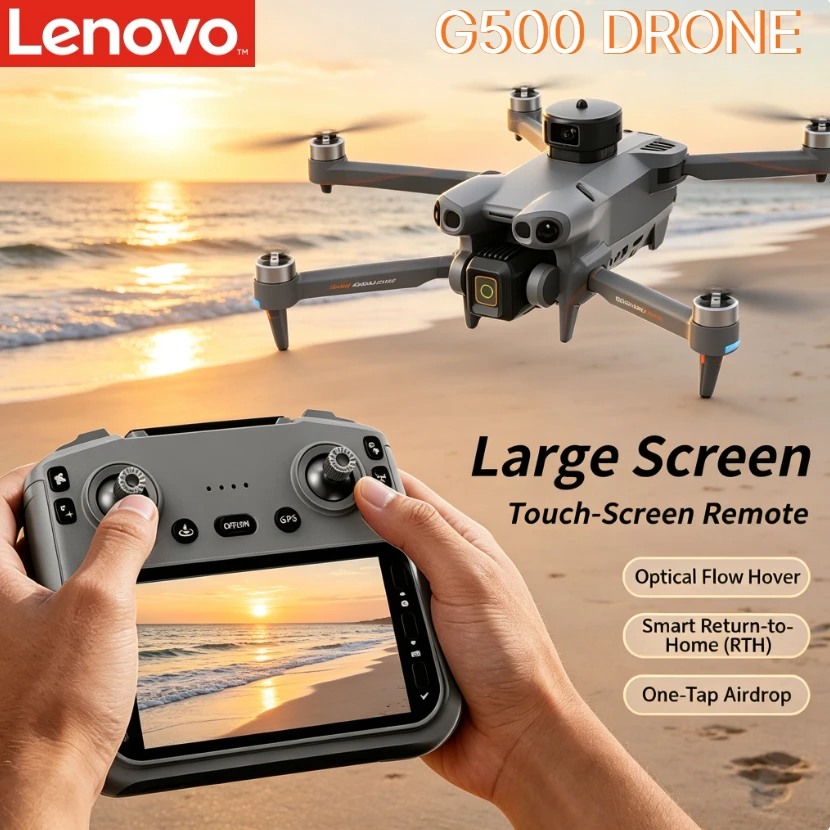 Lenovo G500 GPS Foldable Drone Large Screen Dual Camera Optical Flow Obstacle Avoidance Long Range 5G WiFi FPV Aerial Quadcopter
Lenovo G500 GPS Foldable Drone Large Screen Dual Camera Optical Flow Obstacle Avoidance Long Range 5G WiFi FPV Aerial Quadcopter
