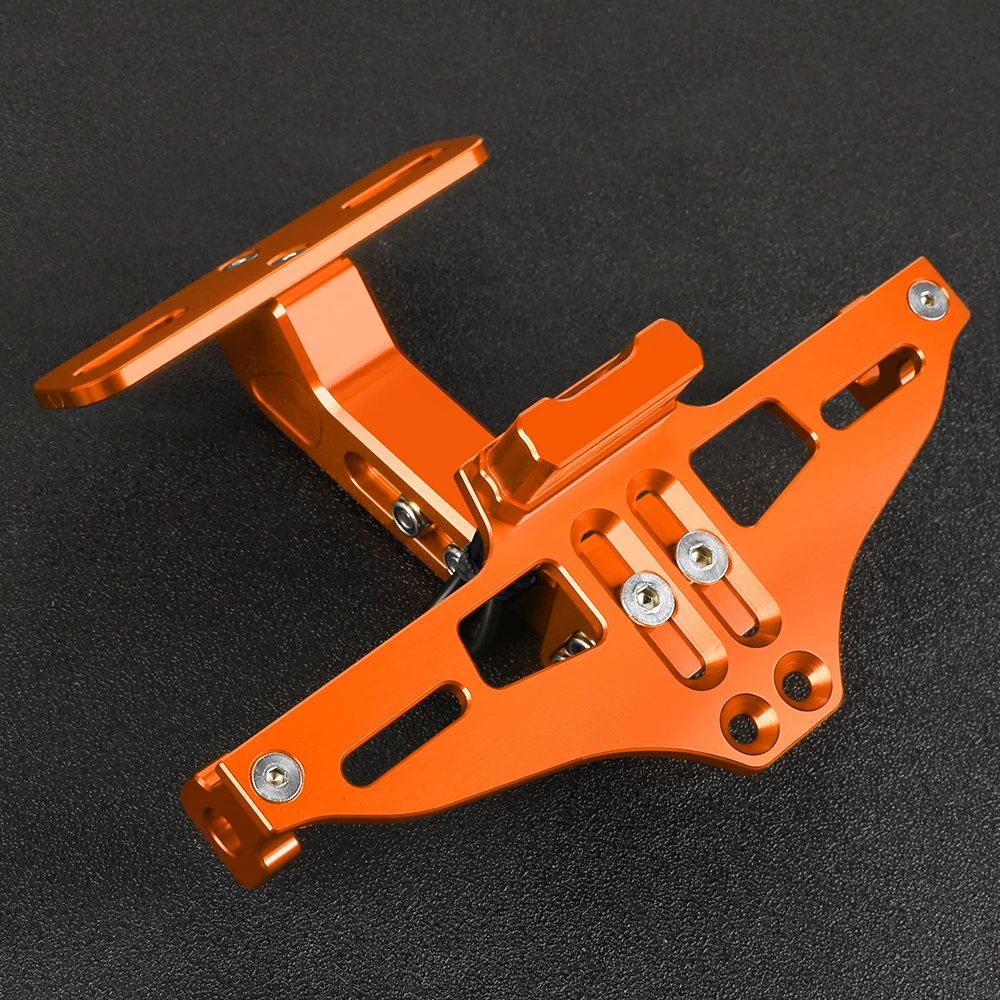 For 390 490 890 990 1050 1090 ADVENTURE Fender Eliminator Adjustable License Plate Holder Bracket LED License Plate Holder Frame
For 390 490 890 990 1050 1090 ADVENTURE Fender Eliminator Adjustable License Plate Holder Bracket LED License Plate Holder Frame
