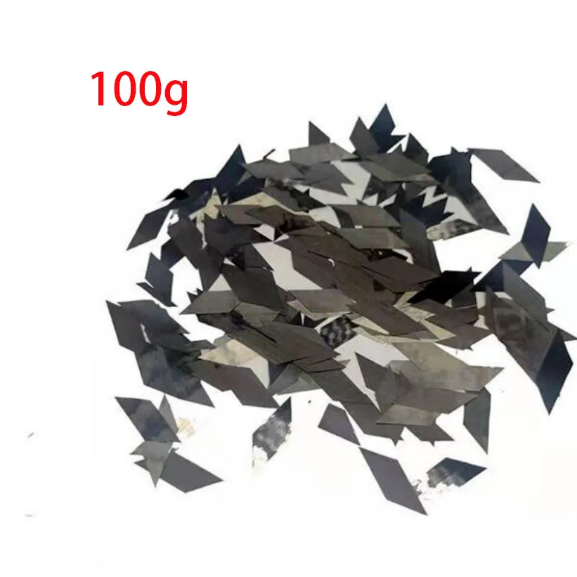 100G Carbon Fiber Chopped Wire Forged Cut Short Fibre Filament Diamond Shaped Flake
100G Carbon Fiber Chopped Wire Forged Cut Short Fibre Filament Diamond Shaped Flake