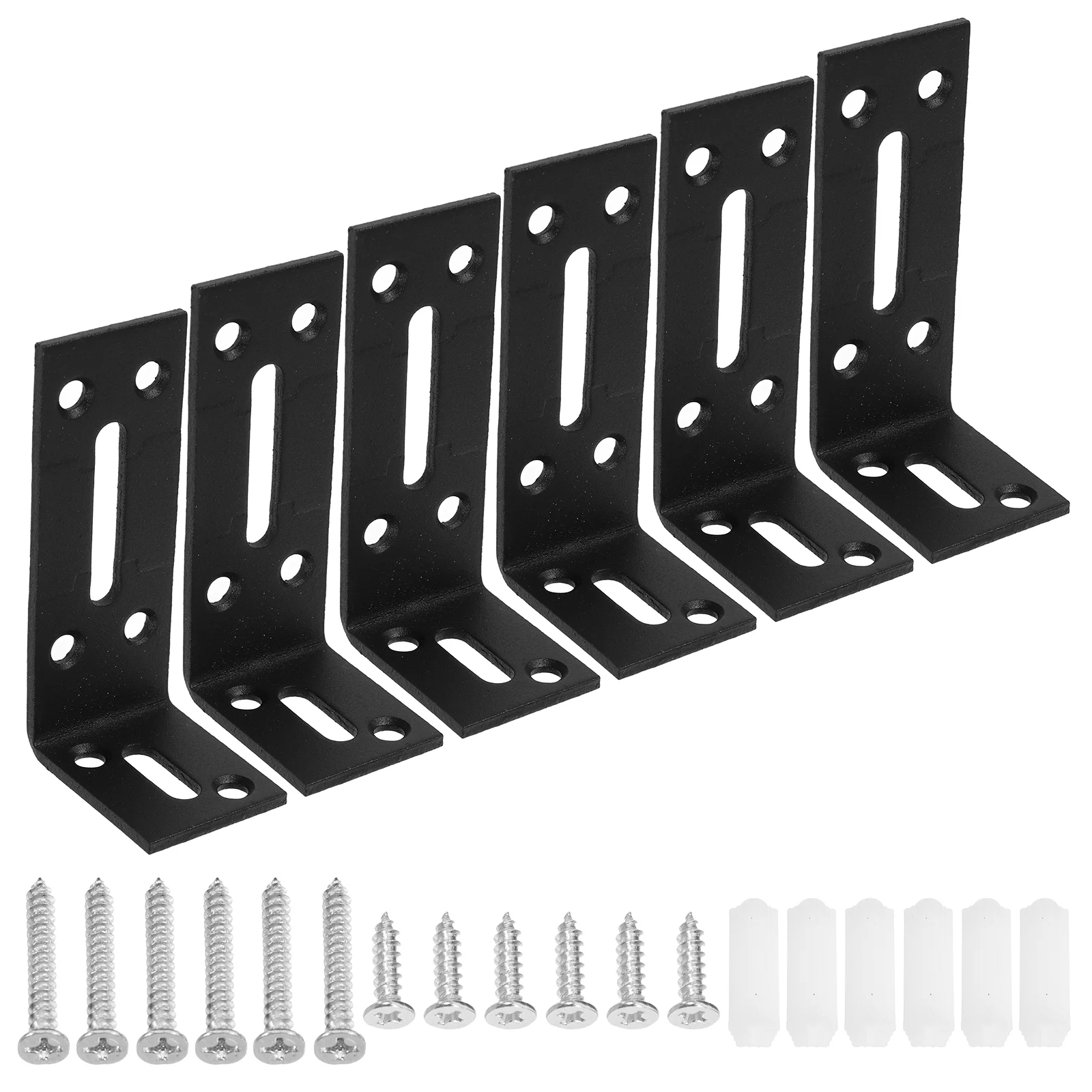 6pcs Stainless Steel Brackets Adjustable Shelf Support Heavy Duty Corner Braces for Shelves Tables Chairs Household
6pcs Stainless Steel Brackets Adjustable Shelf Support Heavy Duty Corner Braces for Shelves Tables Chairs Household