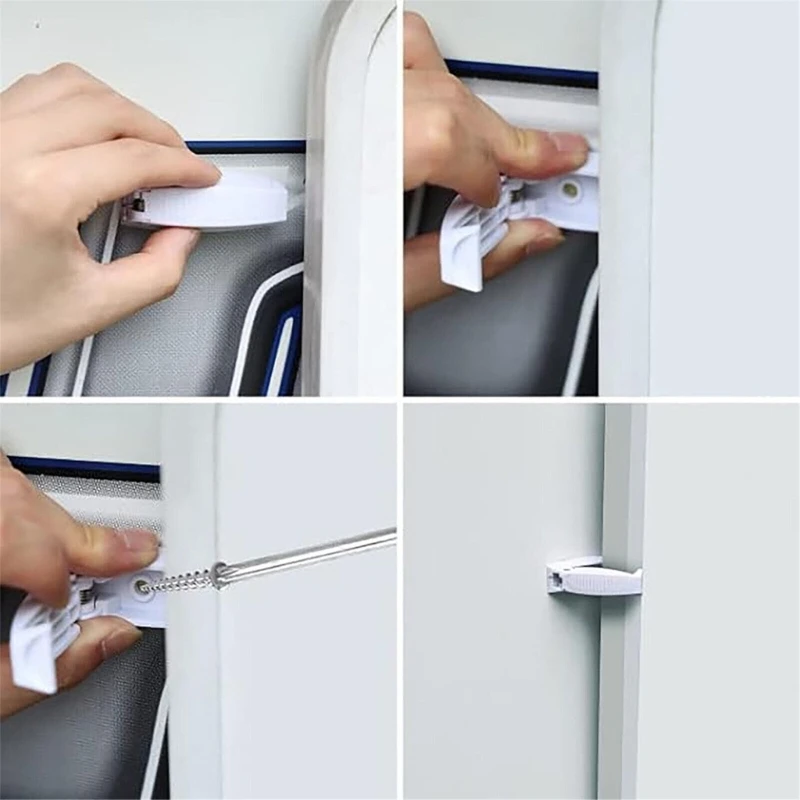 5Pcs Stainless Steel Door Latches Heavy Duty Camping Door Catches Easy to Use for Secure & Strong Locking Mechanism
5Pcs Stainless Steel Door Latches Heavy Duty Camping Door Catches Easy to Use for Secure & Strong Locking Mechanism