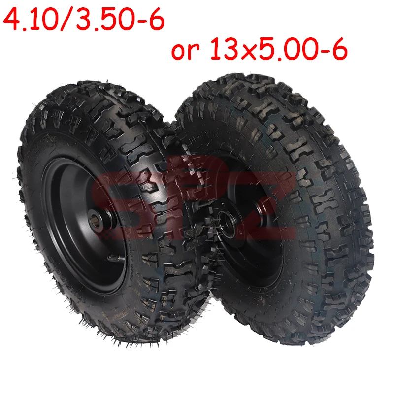 4.10/3.50-6 and 13x5.00-6 front and rear tires come with wheels, tires and rims of off-road ATV QUAD off-road lawn mower kart
4.10/3.50-6 and 13x5.00-6 front and rear tires come with wheels, tires and rims of off-road ATV QUAD off-road lawn mower kart
