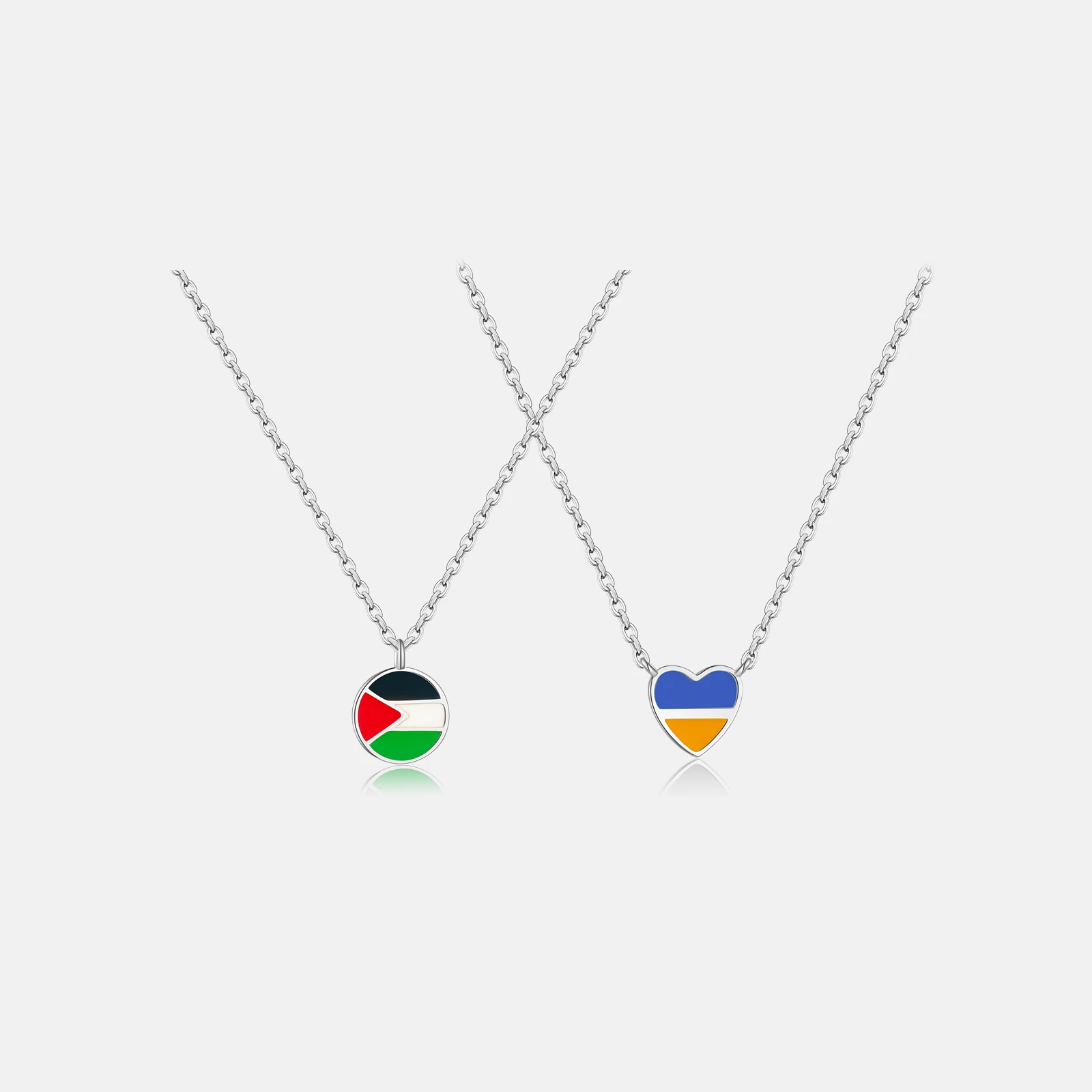 VEWANT 925 Sterling Silver Heart Circle Enamel Peace Flag Pendant Long Necklace 2025 Dainty Fashion Jewelry Gift for Women
VEWANT 925 Sterling Silver Heart Circle Enamel Peace Flag Pendant Long Necklace 2025 Dainty Fashion Jewelry Gift for Women