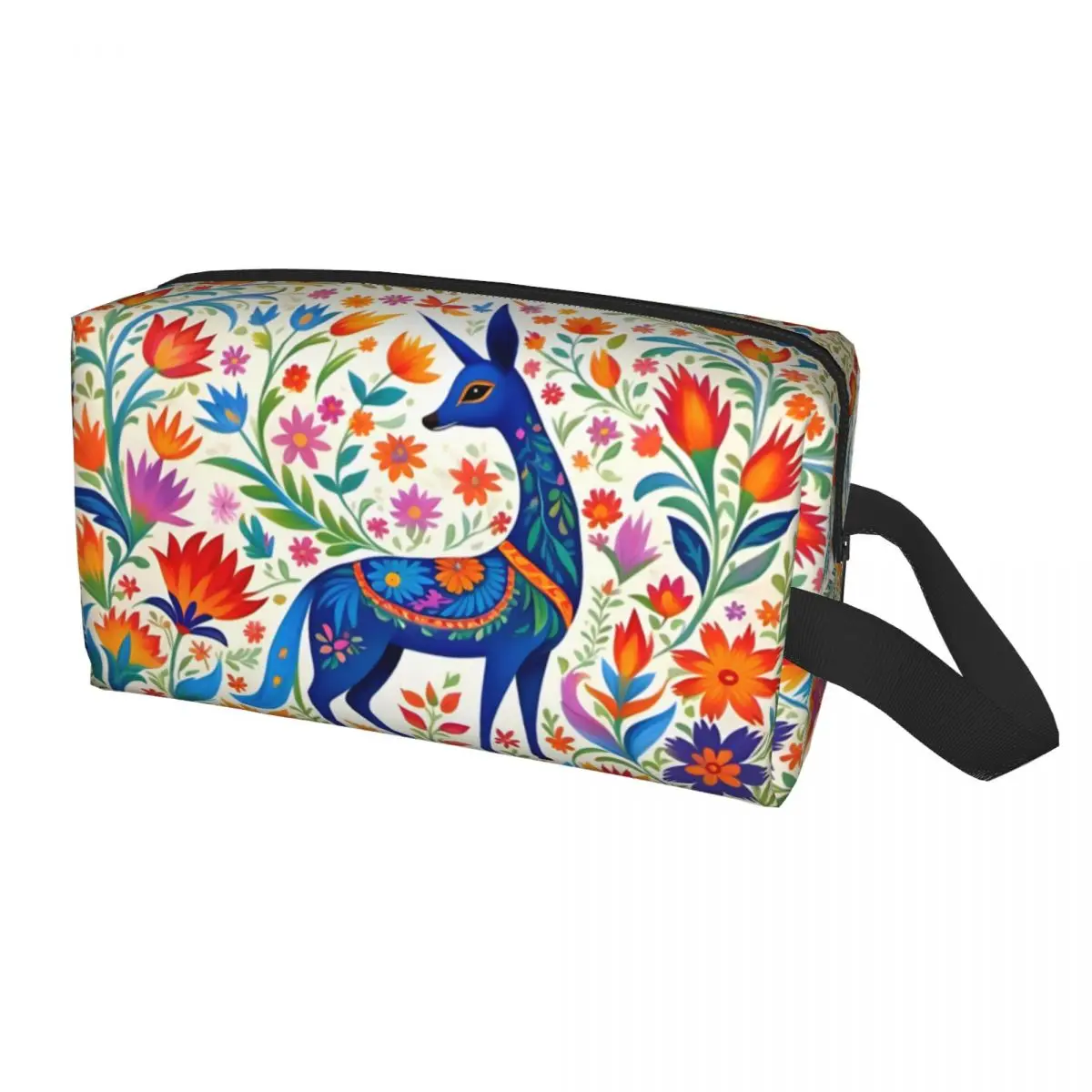 Кавайная мексиканская цветочная сумка Otomi Art на заказ, дорожная косметичка для женщин, косметический органайзер для макияжа, комплект для хранения красоты Dopp
Кавайная мексиканская цветочная сумка Otomi Art на заказ, дорожная косметичка для женщин, косметический органайзер для макияжа, комплект для хранения красоты Dopp