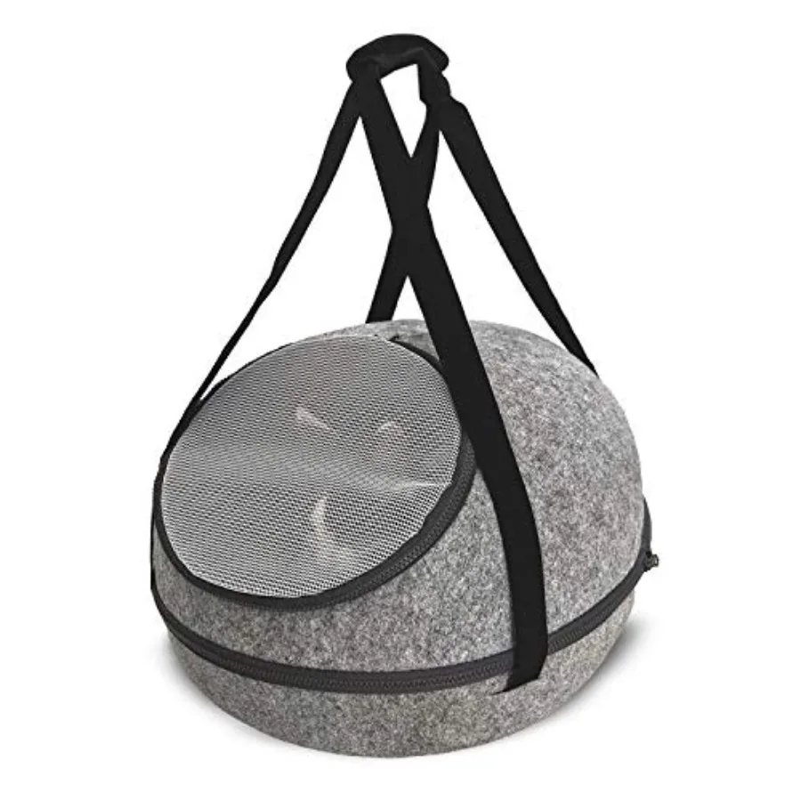's 3-in-1 Sleep and Go Cat Carrier Portable Pet Travel Bag for Cats and Small Dogs Converts to Carrier Cozy Cave and Comfy Bed
's 3-in-1 Sleep and Go Cat Carrier Portable Pet Travel Bag for Cats and Small Dogs Converts to Carrier Cozy Cave and Comfy Bed
