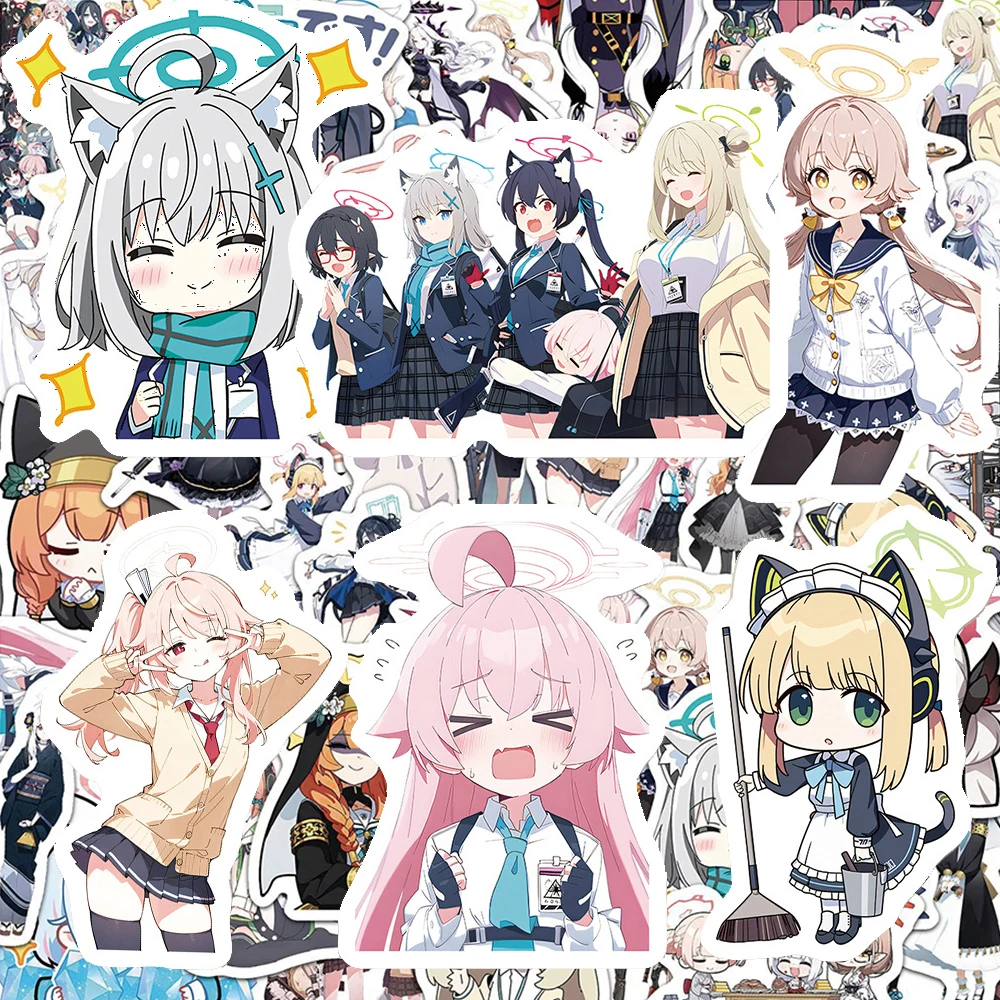 10/30/50pcs Blue Archive Cartoon Stickers Kawaii Anime Girl Game Decals DIY Notebook Stationery Phone Cute Graffiti Sticker Pack
10/30/50pcs Blue Archive Cartoon Stickers Kawaii Anime Girl Game Decals DIY Notebook Stationery Phone Cute Graffiti Sticker Pack