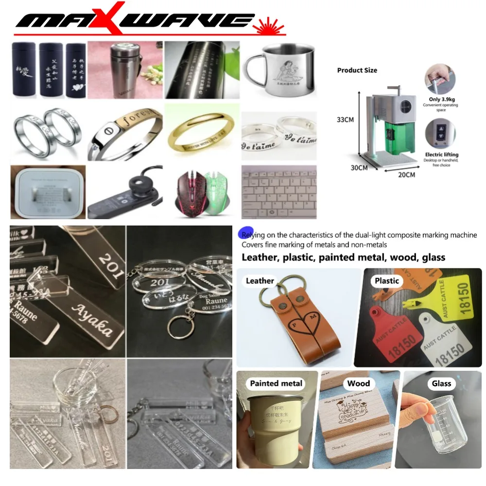 Maxwave Laser Engraver F25CA Handheld Desktop High Energy Density Small Spot Multiple Marking Sizes Positive Customer Feedback
Maxwave Laser Engraver F25CA Handheld Desktop High Energy Density Small Spot Multiple Marking Sizes Positive Customer Feedback
