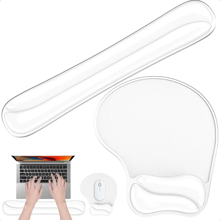 Gel Mouse pad Keyboard Wrist Rest Set Ergonomic Keyboard and Mousepad with Wrist port Keyboards Wrist Rest Computer Keyboards P
Gel Mouse pad Keyboard Wrist Rest Set Ergonomic Keyboard and Mousepad with Wrist port Keyboards Wrist Rest Computer Keyboards P
