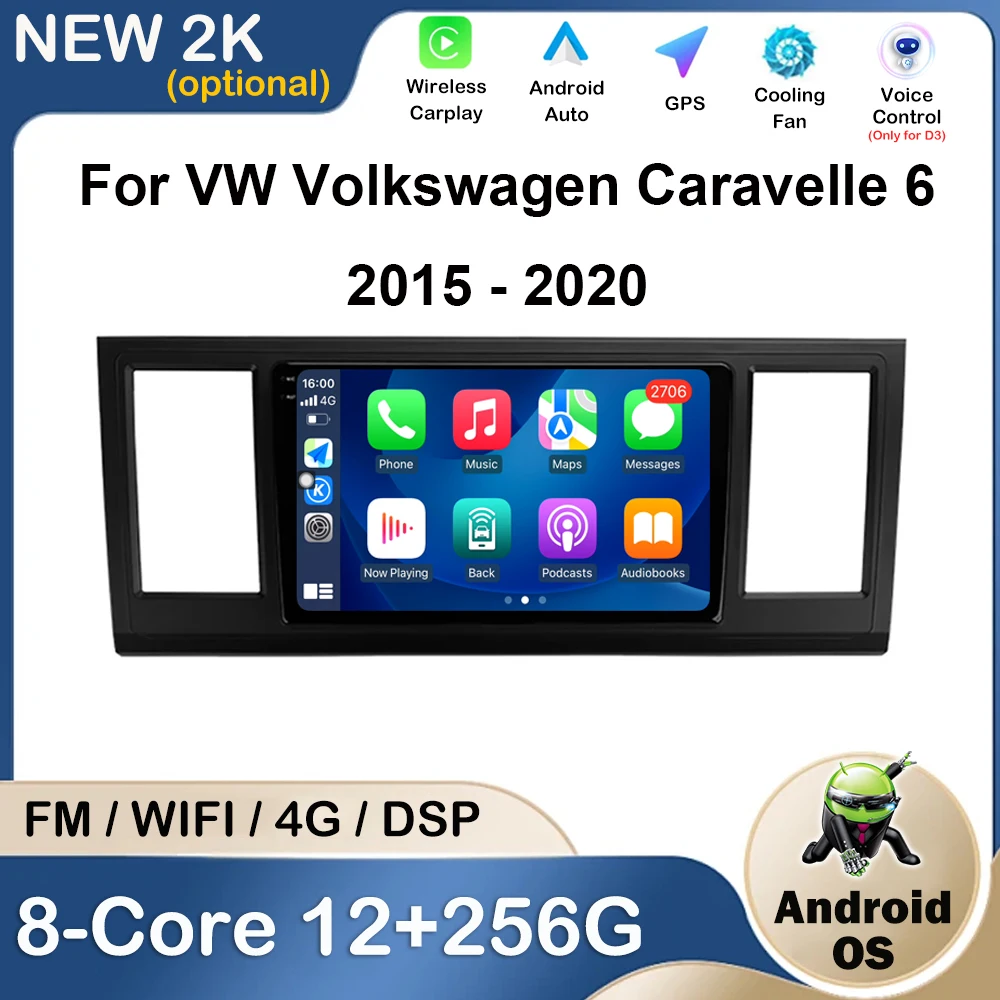 9 inch Car Radio For VW Volkswagen Caravelle 6 2015 - 2020 DSP Stereo Multimedia Player Video GPS Navigation Wireless Carplay BT
9 inch Car Radio For VW Volkswagen Caravelle 6 2015 - 2020 DSP Stereo Multimedia Player Video GPS Navigation Wireless Carplay BT