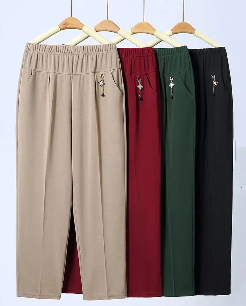 Women's Cropped Pants Summer Thin loose Straight ice Silk Casual Pants Middle-aged And Elderly Women Versatile long Pants 6XL
Women's Cropped Pants Summer Thin loose Straight ice Silk Casual Pants Middle-aged And Elderly Women Versatile long Pants 6XL