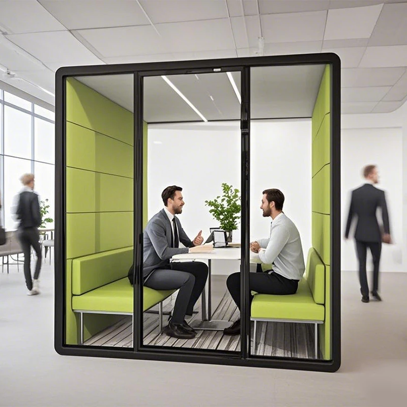 Hooqu Latest Indoor/Outdoor Office Phone Booth Prefab Soundproof Studio/Hotel Music Room Extendable For Workshop Use
Hooqu Latest Indoor/Outdoor Office Phone Booth Prefab Soundproof Studio/Hotel Music Room Extendable For Workshop Use