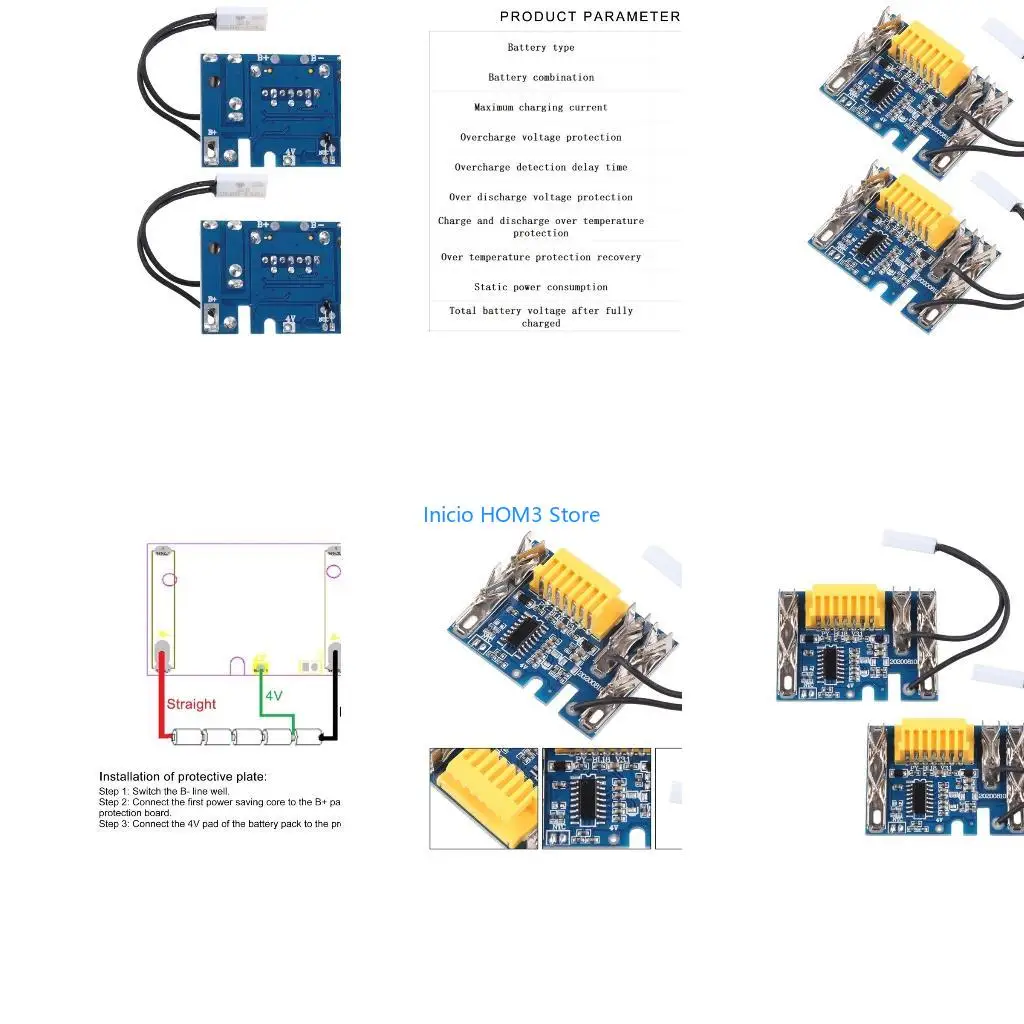 A5YD 14.4V Lithium Battery Safety Board for DIYer Power Tool Equipment Maintenance 2x
A5YD 14.4V Lithium Battery Safety Board for DIYer Power Tool Equipment Maintenance 2x