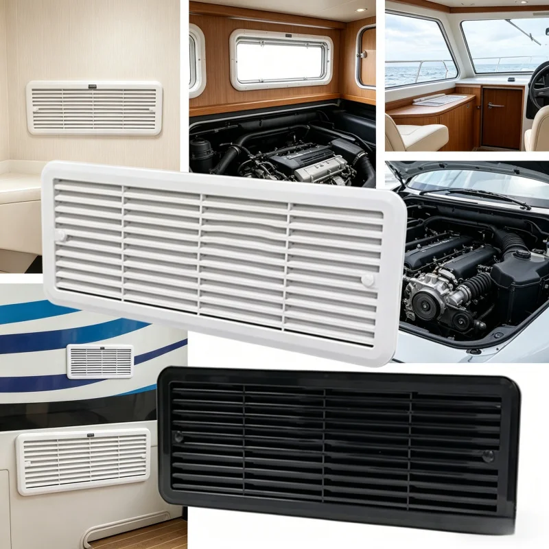 62445480 Campervan Thetford Fridge Vent Mounting Grille, 483x186mm Easy Installation for Caravan Motorhome
62445480 Campervan Thetford Fridge Vent Mounting Grille, 483x186mm Easy Installation for Caravan Motorhome