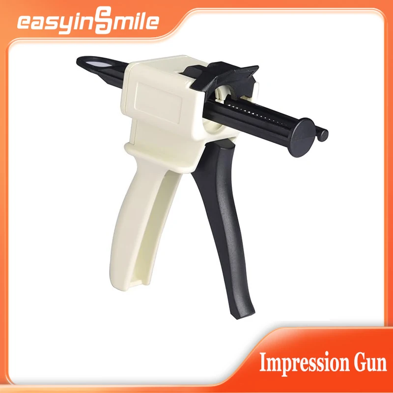 Impression Mixing Dispensing Gun Kit Dispenser Gun Impression Mixing Silicone Rubber Dispenser 1:1/2:1 or 4:1/10:1Ratio 50ml
Impression Mixing Dispensing Gun Kit Dispenser Gun Impression Mixing Silicone Rubber Dispenser 1:1/2:1 or 4:1/10:1Ratio 50ml