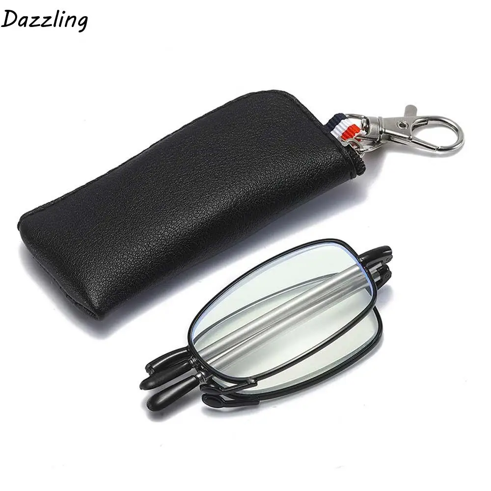 Portable Anti Blue Light Metal Resin +1.0~+4.0 Key Chain Folding Reading Glasses Women's Reading Glasses With Storage Bag
Portable Anti Blue Light Metal Resin +1.0~+4.0 Key Chain Folding Reading Glasses Women's Reading Glasses With Storage Bag