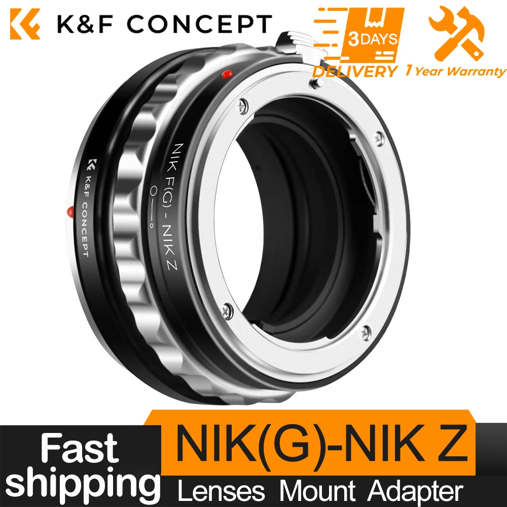 K & F Concept для G _ Крепление объектива к Nikon Z6 Z7 совместимый с Nikon F Mount Full Lens Mount Adapter
K & F Concept для G _ Крепление объектива к Nikon Z6 Z7 совместимый с Nikon F Mount Full Lens Mount Adapter