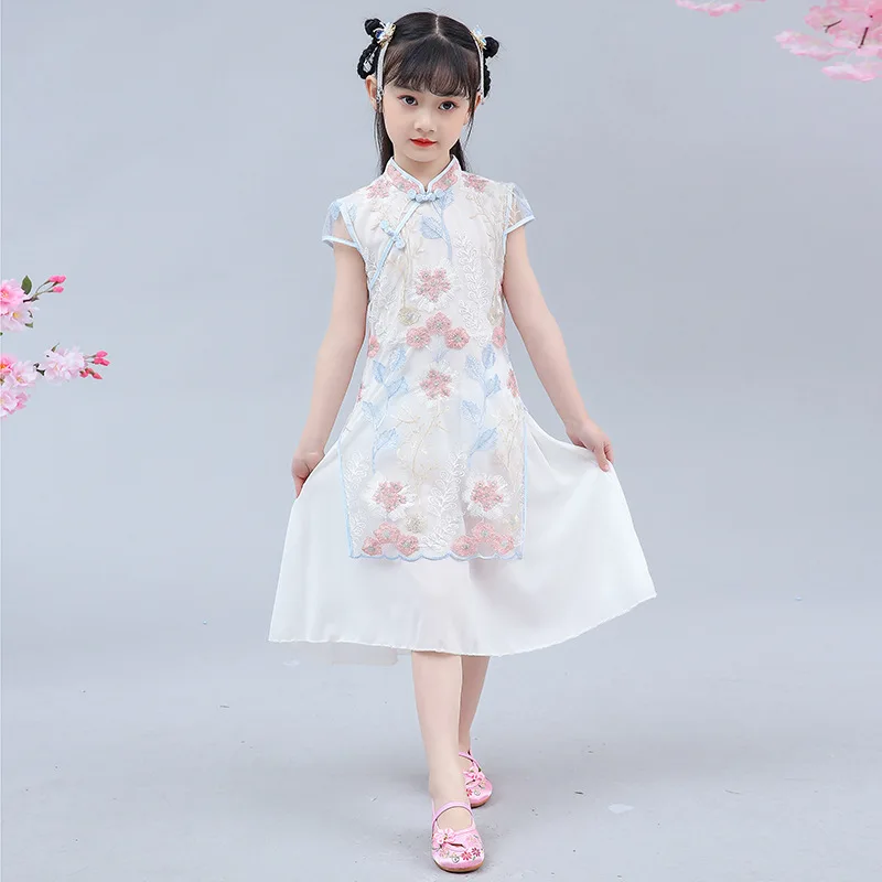 Girls Chinese Ancient Super Fairy Hanfu Kids Girl Children Costume Tang Suit Dress Child Princess Chinese Style Dress Stage
Girls Chinese Ancient Super Fairy Hanfu Kids Girl Children Costume Tang Suit Dress Child Princess Chinese Style Dress Stage