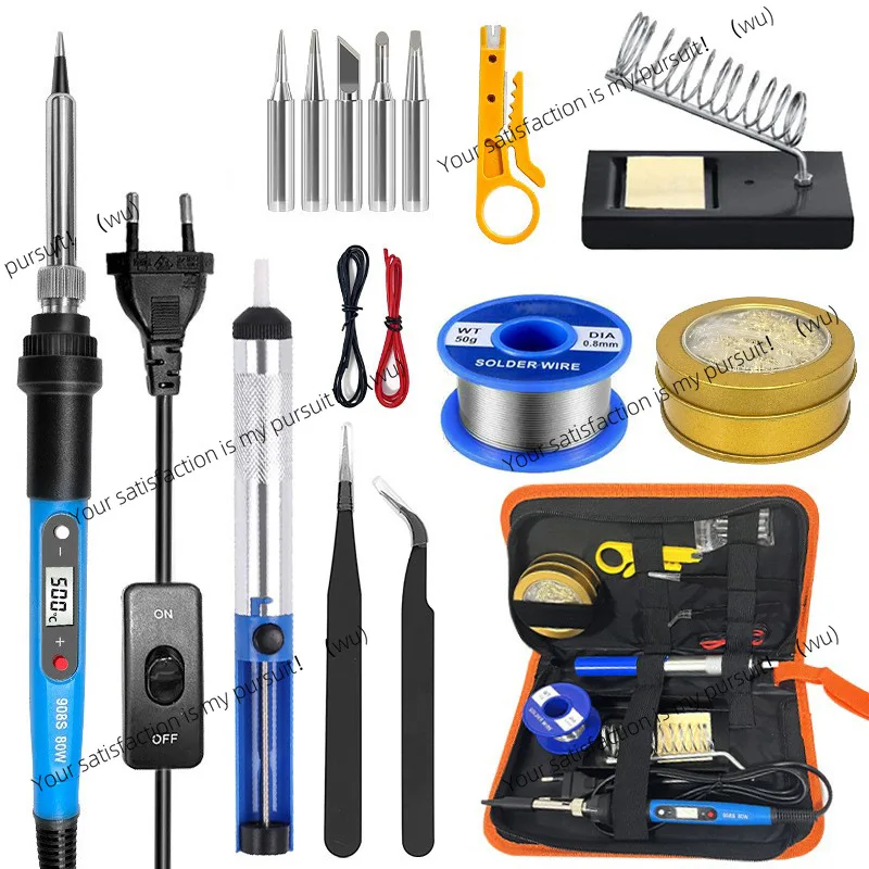 Набор электрических паяльников с цифровым дисплеем, 80 Вт, набор для ремонта бытовой сварки, универсальные часы с ремнем для инструментов VC830L, европейские
Набор электрических паяльников с цифровым дисплеем, 80 Вт, набор для ремонта бытовой сварки, универсальные часы с ремнем для инструментов VC830L, европейские