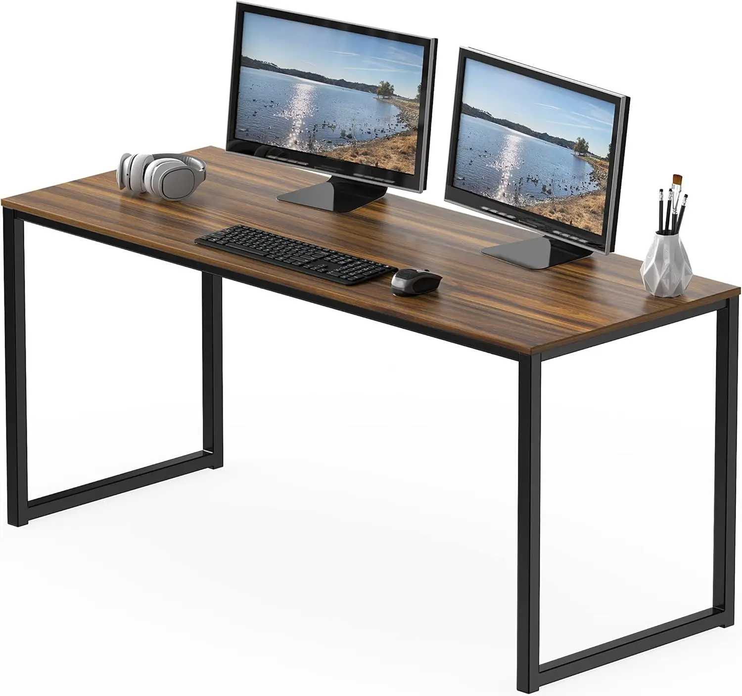 Walnut 55-Inch Computer Desk for Home Office Workstation
Walnut 55-Inch Computer Desk for Home Office Workstation