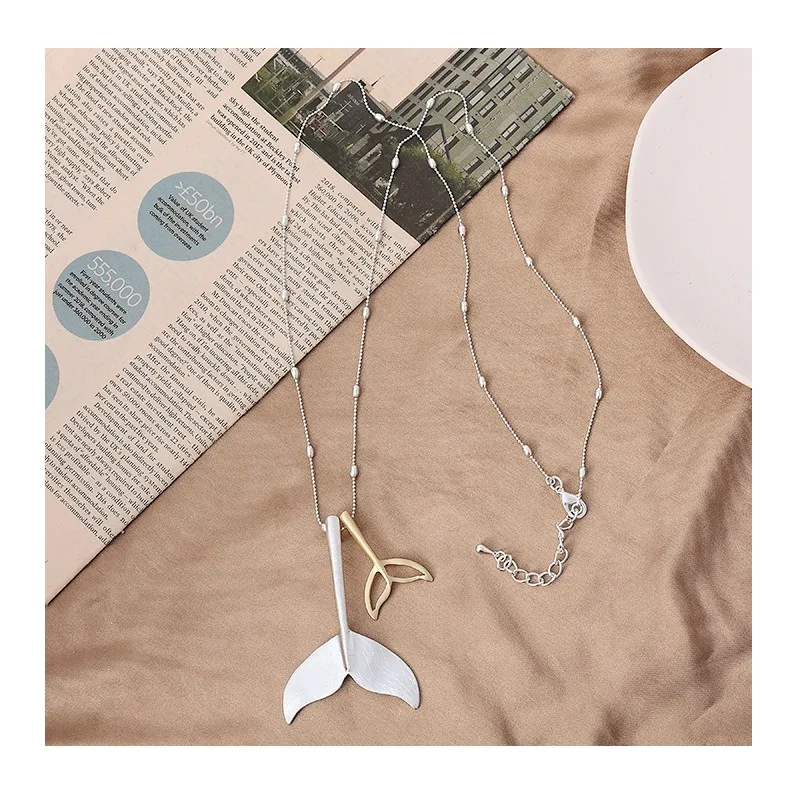 New Necklace High-end Mermaid Tail Popular Jewelry Sweater Chain Long Foreign Trade Necklace
New Necklace High-end Mermaid Tail Popular Jewelry Sweater Chain Long Foreign Trade Necklace