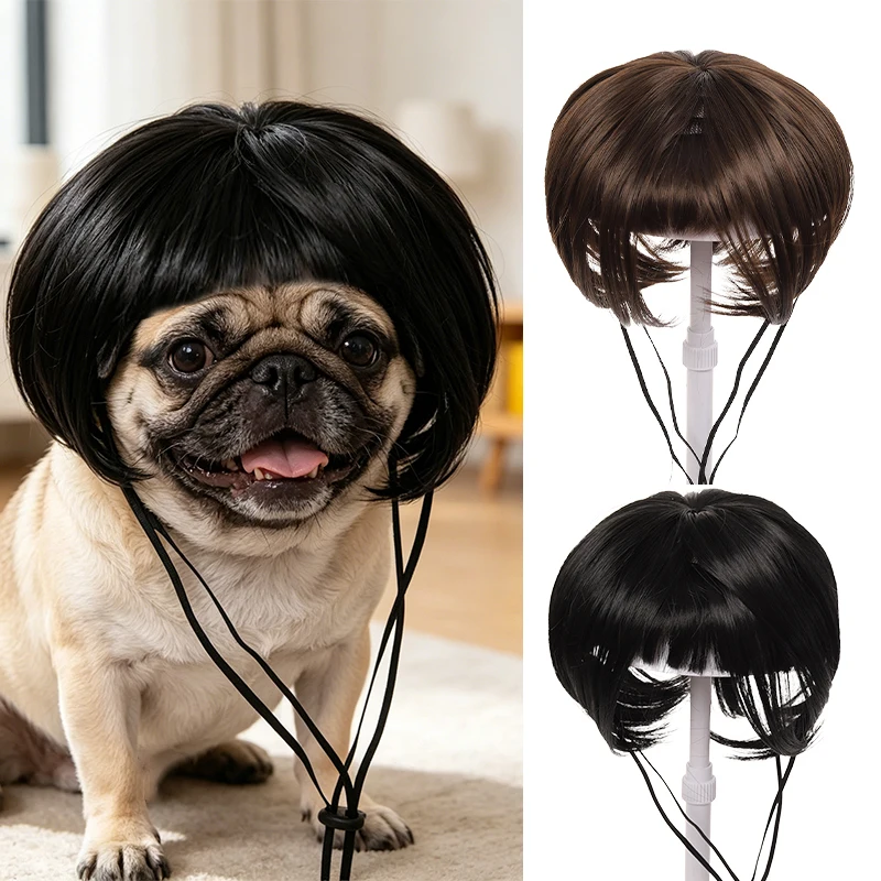 Pet Clown Wig Funny Cosplay Synthetic Fiber Short Bob Wig with Adjustable Straps for Dogs Cats Halloween Party
Pet Clown Wig Funny Cosplay Synthetic Fiber Short Bob Wig with Adjustable Straps for Dogs Cats Halloween Party