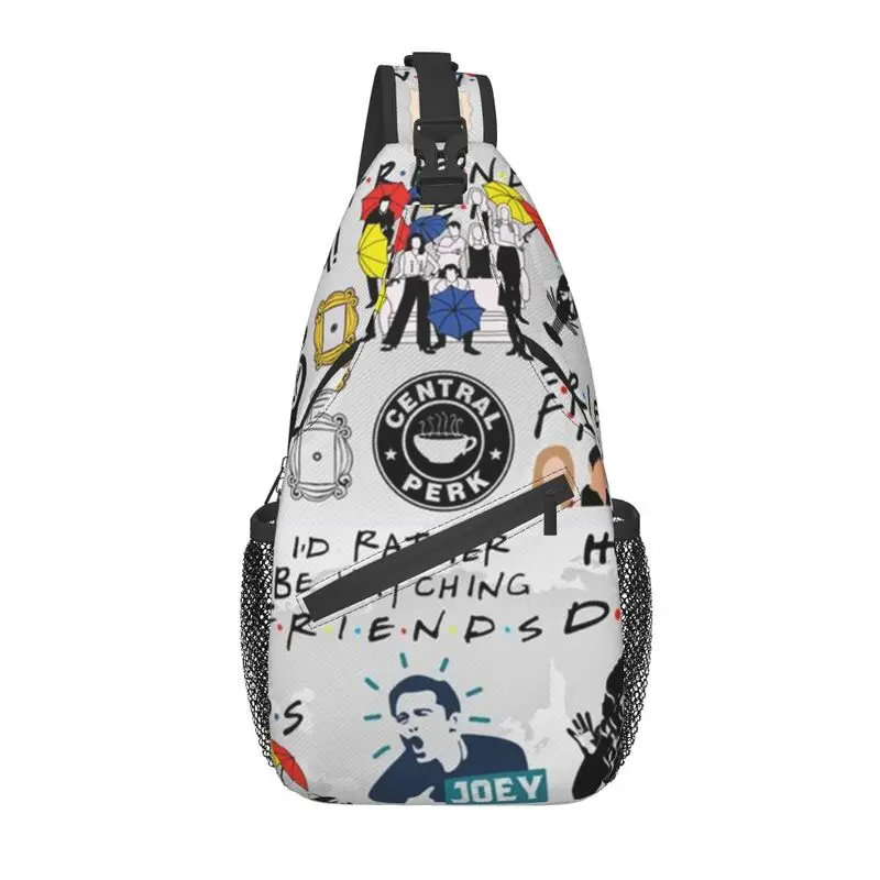 Funny Friends Collage Sling Bags Men Cool TV Show Shoulder Crossbody Chest Backpack Traveling Daypack
Funny Friends Collage Sling Bags Men Cool TV Show Shoulder Crossbody Chest Backpack Traveling Daypack