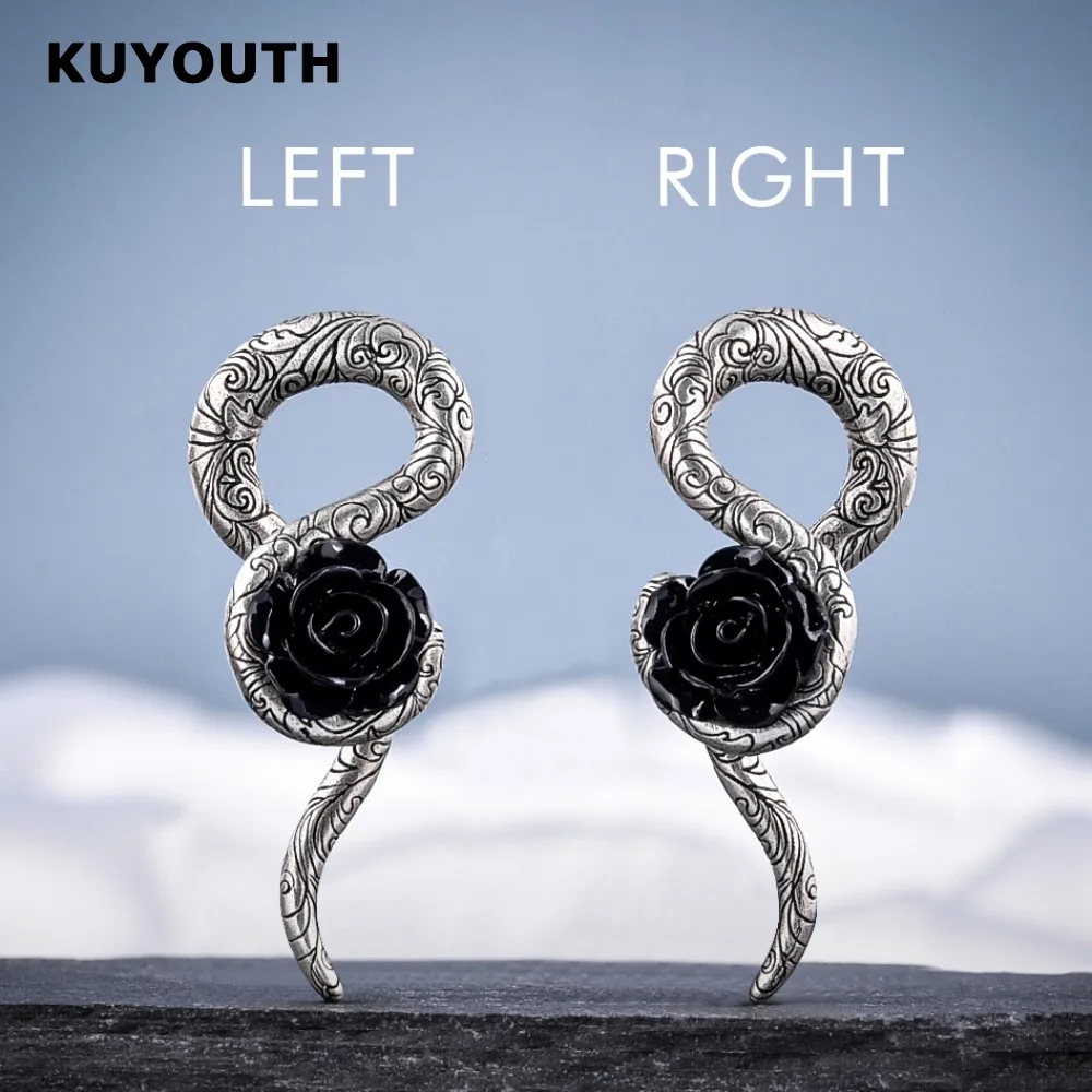 KUYOUTH Retro Copper Flower Ear Weight Hanger Expanders Gauges Piercing Stretchers Earring Body Jewelry 6mm 2PCS
KUYOUTH Retro Copper Flower Ear Weight Hanger Expanders Gauges Piercing Stretchers Earring Body Jewelry 6mm 2PCS