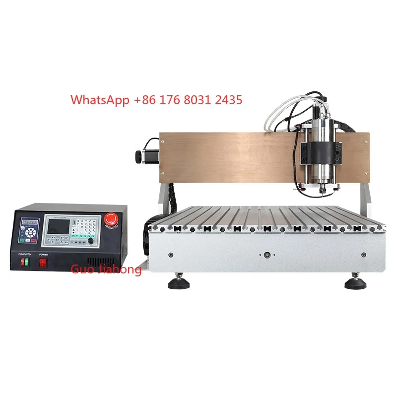 CNC 6090 3 Axis Router 1500W Wood Router DSP Water Cooling Spindle Mini Engraving Machine
CNC 6090 3 Axis Router 1500W Wood Router DSP Water Cooling Spindle Mini Engraving Machine