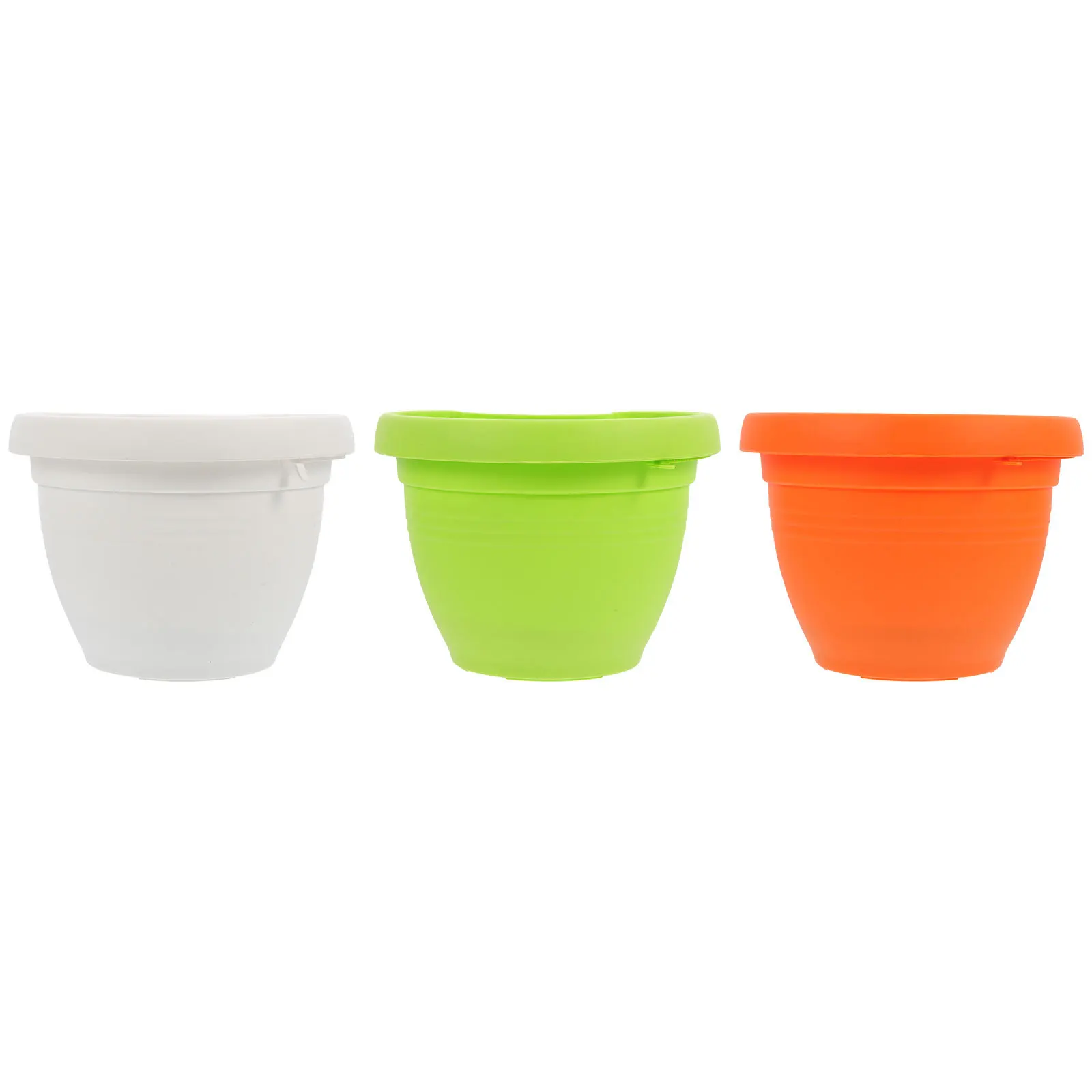 3Pcs Drain Flower Pots Durable Plastic Hanging Flowerpot for Garden Home Store Balcony Pipe Style Flowerpot Ornament
3Pcs Drain Flower Pots Durable Plastic Hanging Flowerpot for Garden Home Store Balcony Pipe Style Flowerpot Ornament