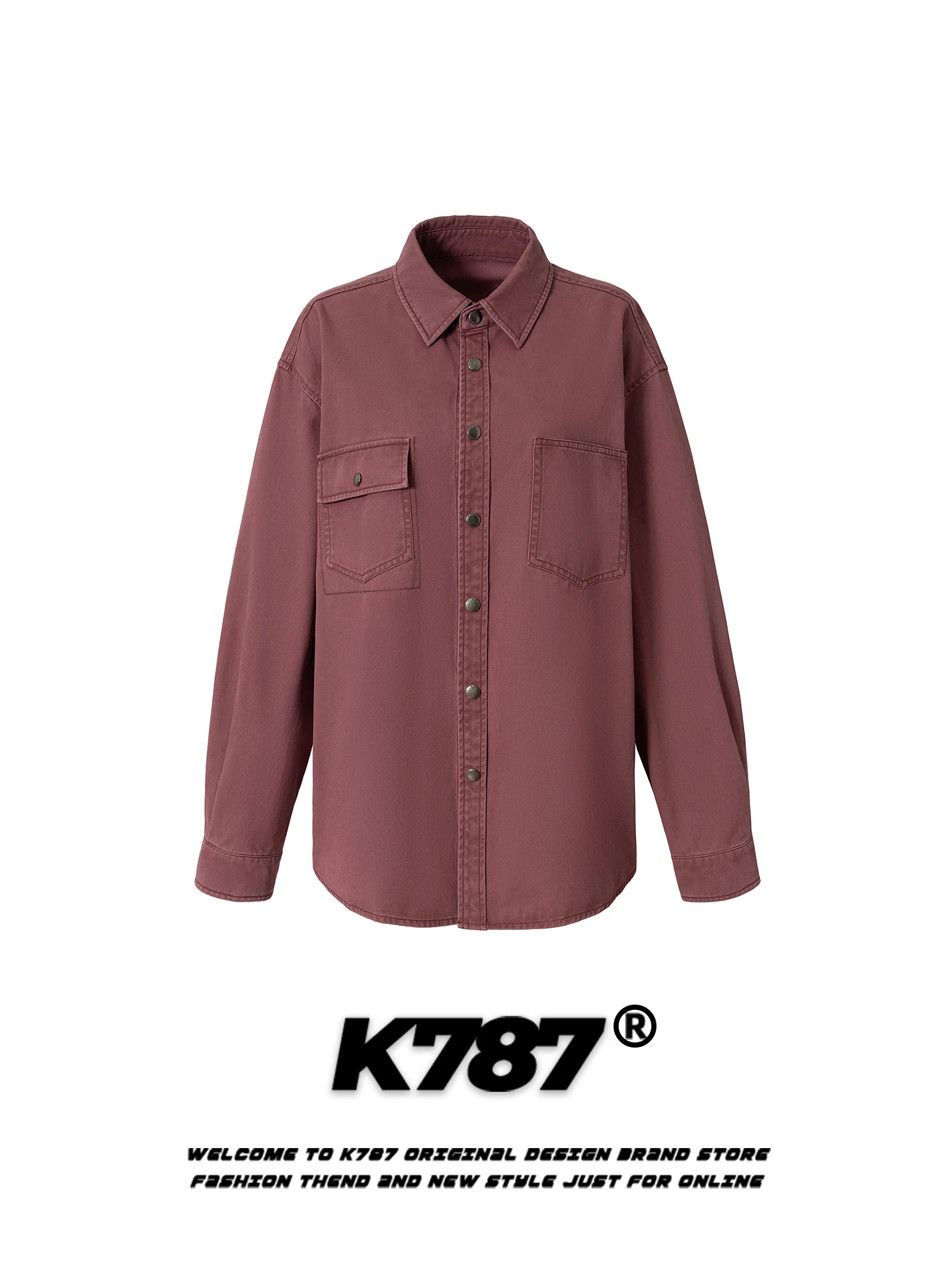 K787 American Retro Long Sve irt Loose Casual Slimming Youthful Spring Couple's Outerwear Cotton Youth ular Sle
K787 American Retro Long Sve irt Loose Casual Slimming Youthful Spring Couple's Outerwear Cotton Youth ular Sle