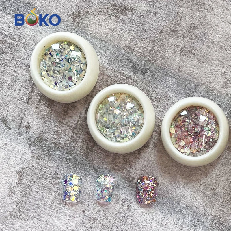 New Design Bulk Glitter Thick PVC Mixes Shaped Cosmetics Body Eye Nail Glitter Powder Aurora
New Design Bulk Glitter Thick PVC Mixes Shaped Cosmetics Body Eye Nail Glitter Powder Aurora