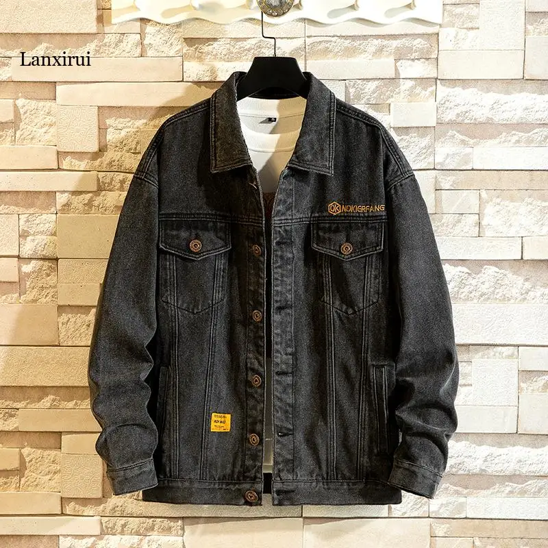 Janpan Style Bigger Pocket Spring Autumn Denim Blue Jeans Jacket For Men'S Streetwear Bomber Clothes Plus OverSize M-5XL
Janpan Style Bigger Pocket Spring Autumn Denim Blue Jeans Jacket For Men'S Streetwear Bomber Clothes Plus OverSize M-5XL