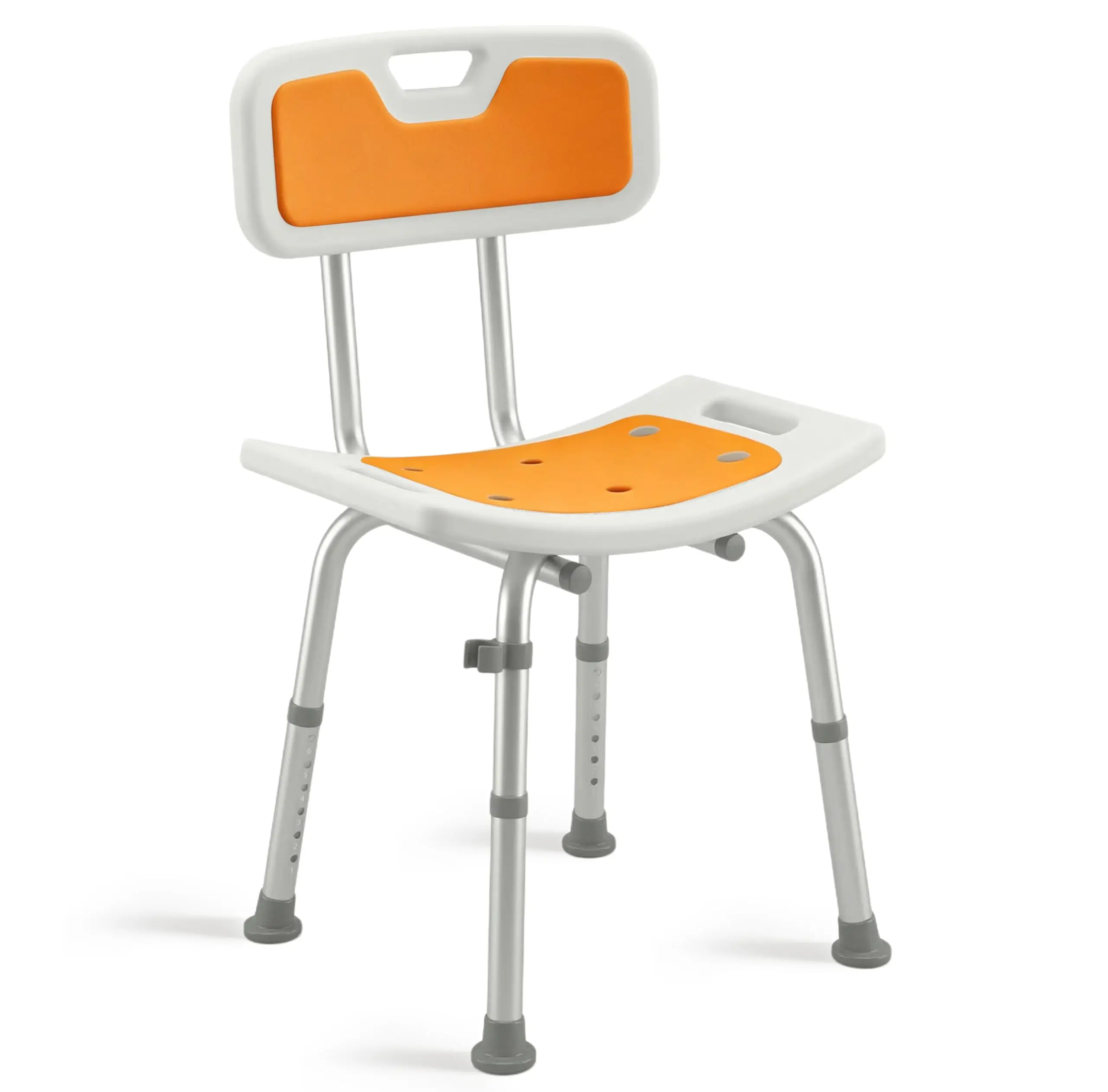Adjustable Shower Chair With Removable Backrest Non-Slip Padded Seat Drainage Holes For Adults
Adjustable Shower Chair With Removable Backrest Non-Slip Padded Seat Drainage Holes For Adults