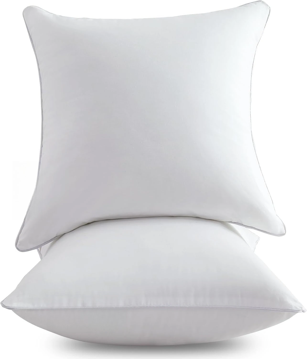22 x 22 Throw Pillow Inserts (Set of 2) with 100% Cotton Cover - 22 Inch Square Interior Sofa Decorative Pillow Insert P
22 x 22 Throw Pillow Inserts (Set of 2) with 100% Cotton Cover - 22 Inch Square Interior Sofa Decorative Pillow Insert P