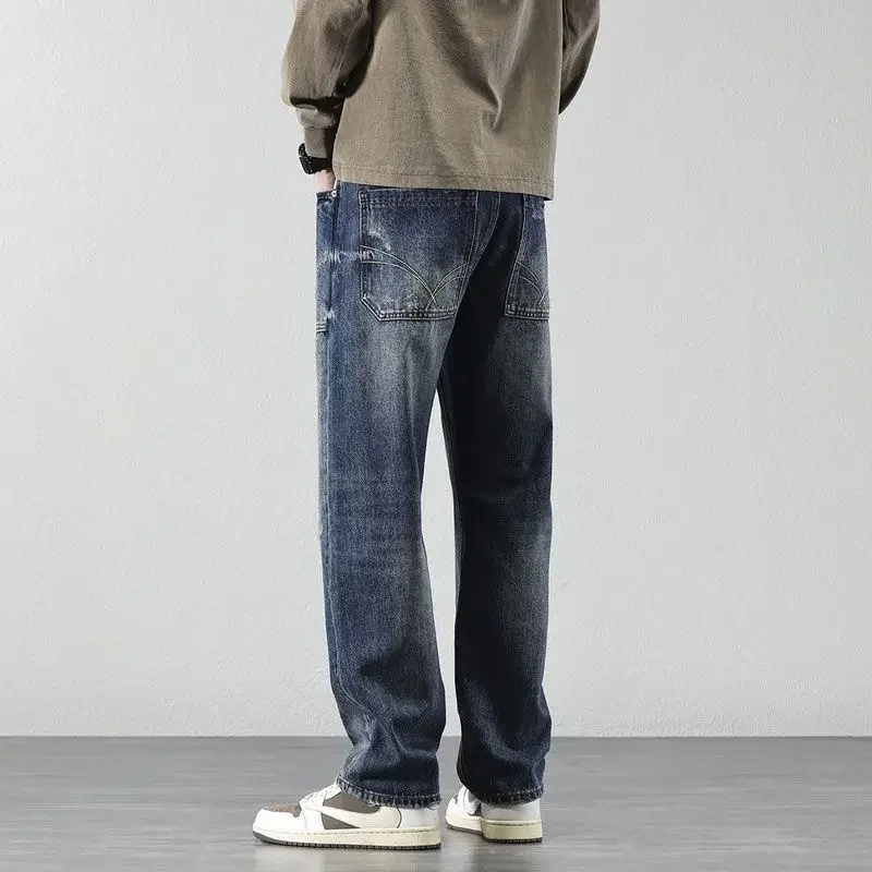 Джинсы с карманами для мужчин, корейские модные повседневные стильные брюкиY2k, винтажные классические оригинальные мягкие мужские ковбойские брюки Kpop
Джинсы с карманами для мужчин, корейские модные повседневные стильные брюкиY2k, винтажные классические оригинальные мягкие мужские ковбойские брюки Kpop