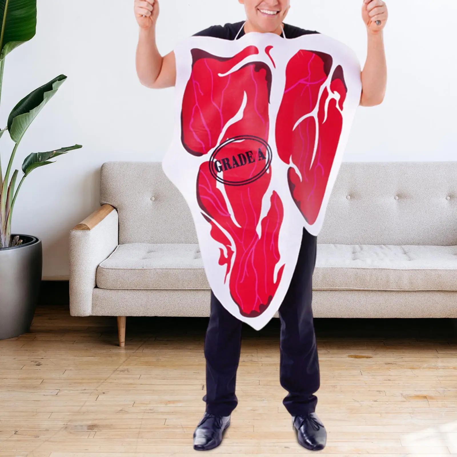 Steak Costume Cosplay Party Outfit for Men Party Favors Stage Performance Adults
Steak Costume Cosplay Party Outfit for Men Party Favors Stage Performance Adults