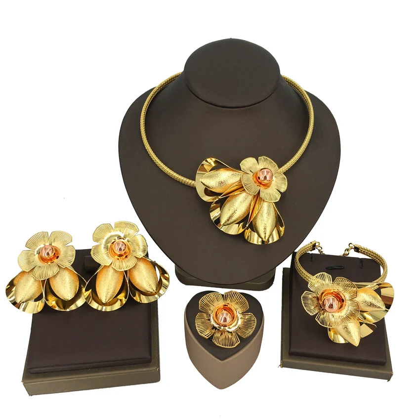 Yuminglai Dubai Ladies Jewelry Set High Quality African Luxury Italian Gold-Plated Jewelry Set FHK13567
Yuminglai Dubai Ladies Jewelry Set High Quality African Luxury Italian Gold-Plated Jewelry Set FHK13567