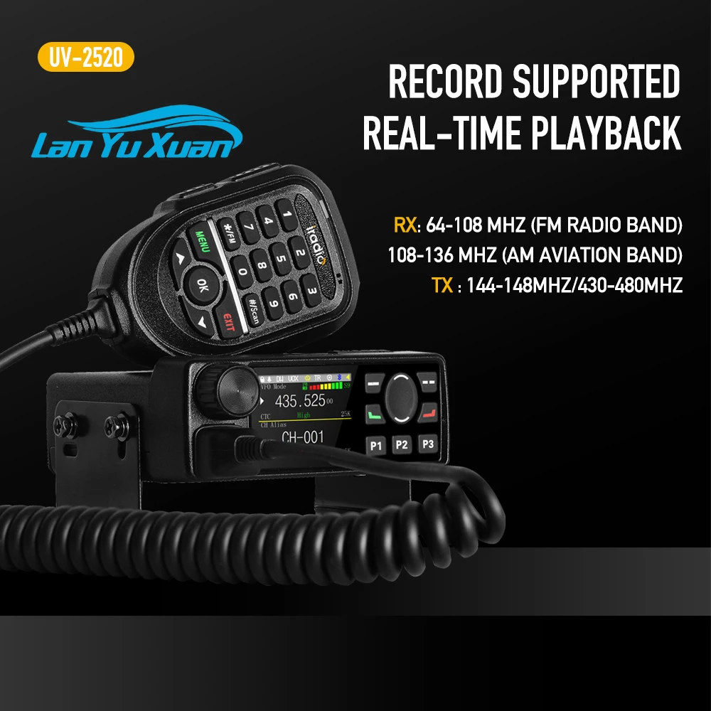 2026 Iradio UV-2520 Full Band Dual Display 999 Channel 25W Output Power Dual Transmit/Receive Dual Standby Analog 25W
2026 Iradio UV-2520 Full Band Dual Display 999 Channel 25W Output Power Dual Transmit/Receive Dual Standby Analog 25W